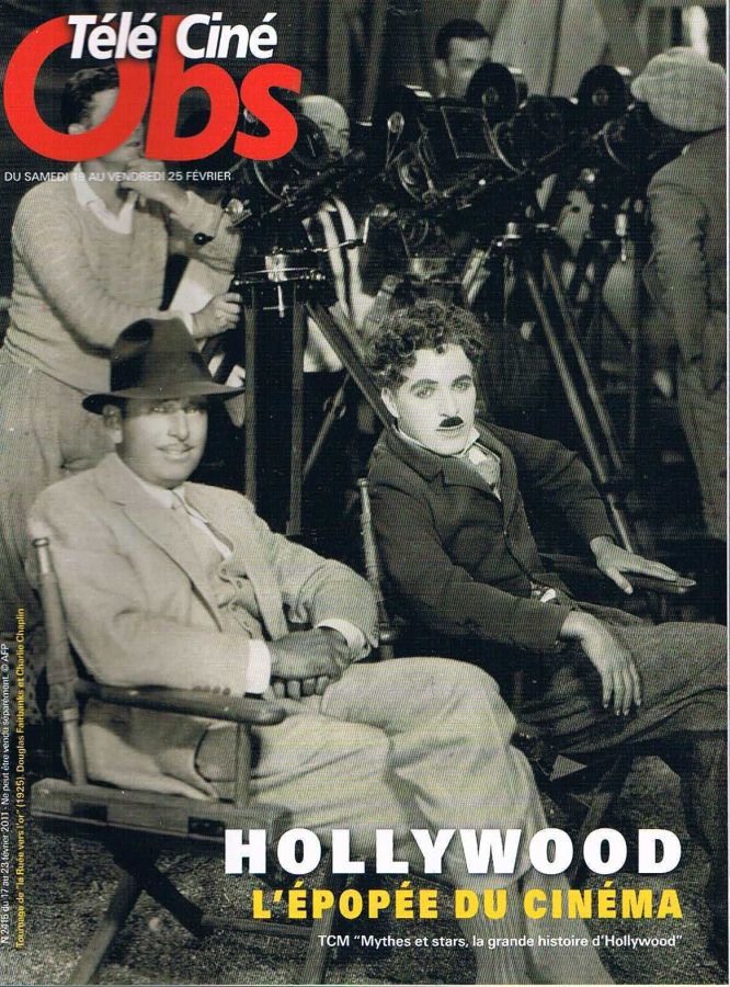 TELE CINE OBS magazine side cover Issue 2415 17 February 2011