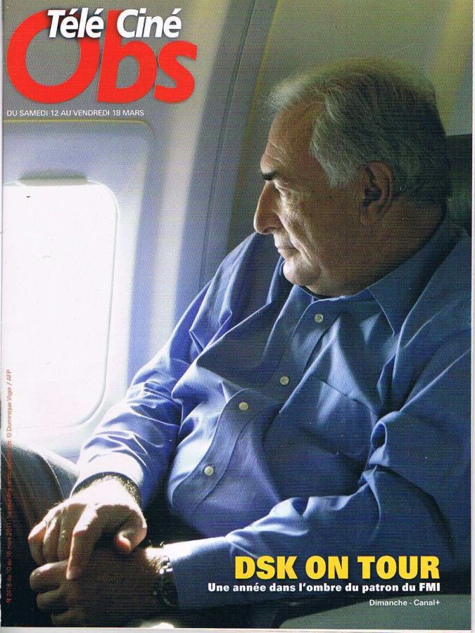TELE CINE OBS magazine side cover Issue 2418 10 March 2011