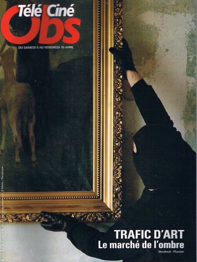 TELE CINE OBS magazine side cover Issue 2422 7 April 2011