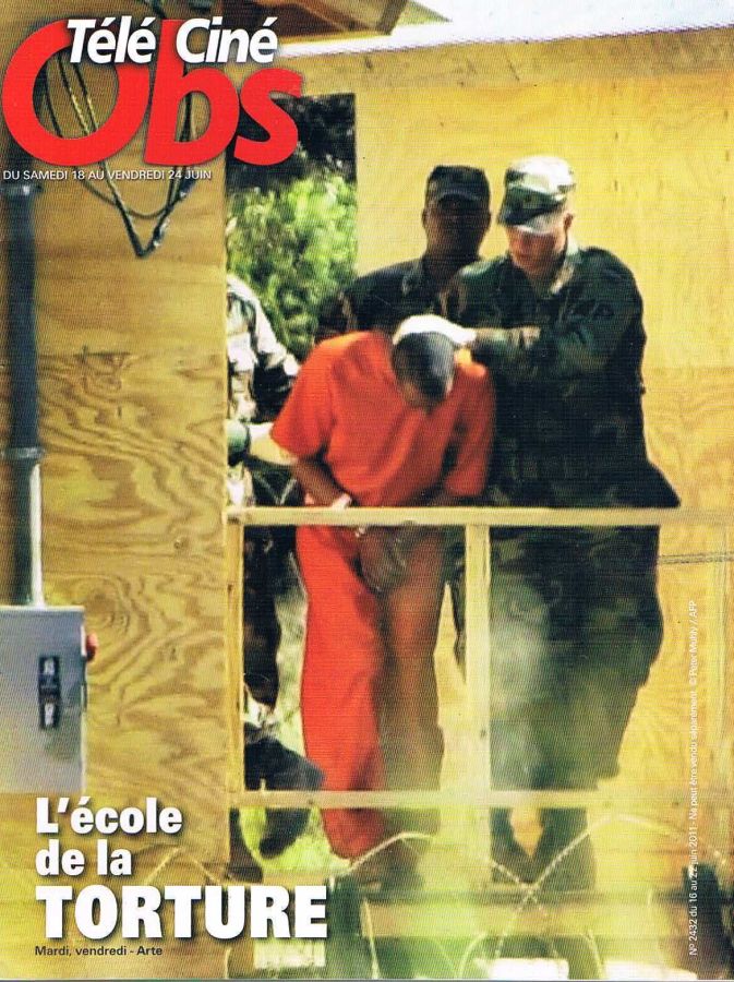 TELE CINE OBS magazine side cover Issue 2432 16 June 2011