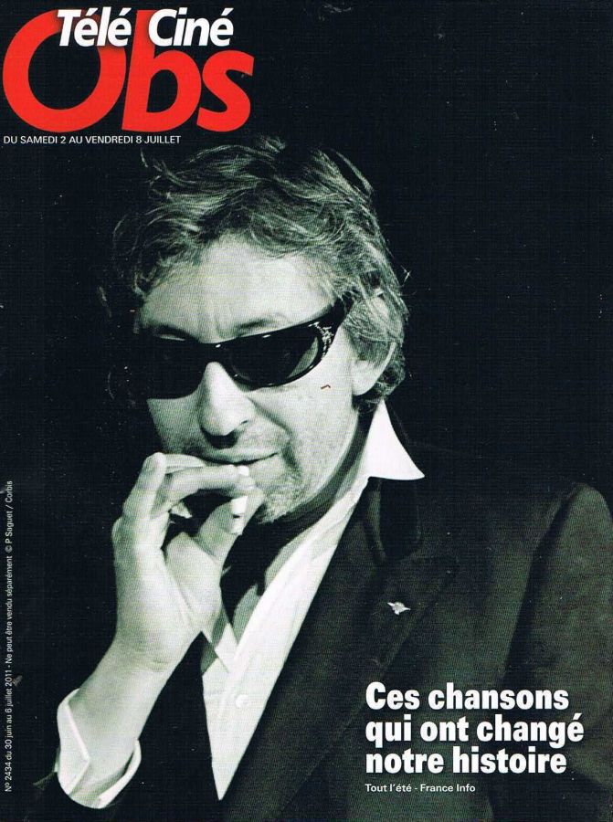 TELE CINE OBS magazine side cover Issue 2434 30 June 2011