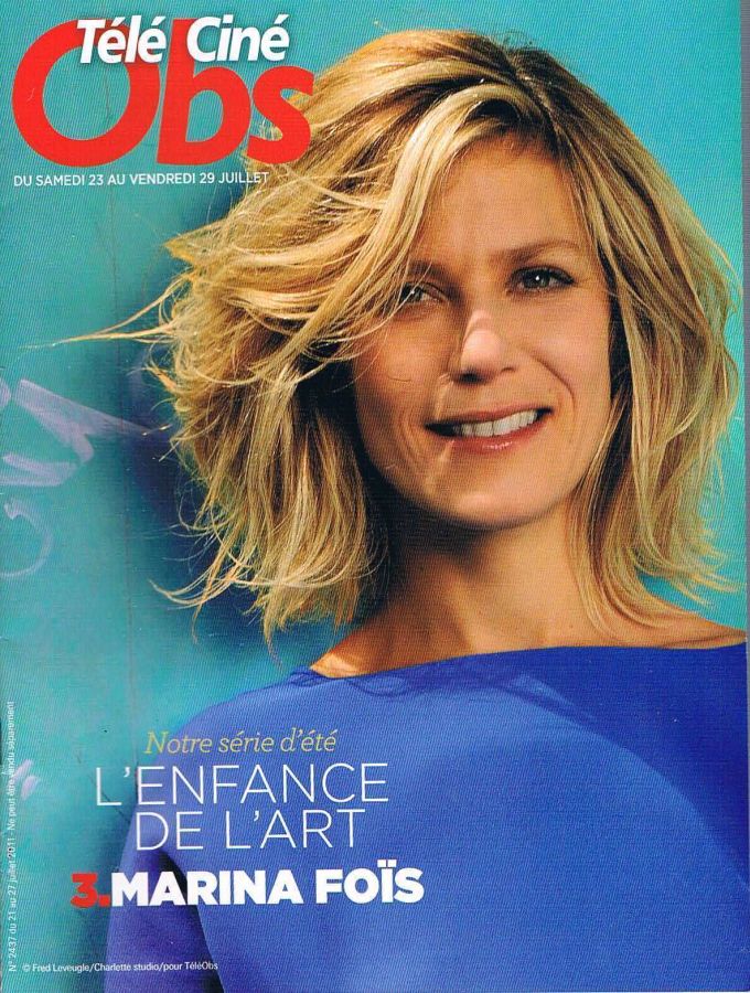 TELE CINE OBS magazine side cover Issue 2437 21 July 2011
