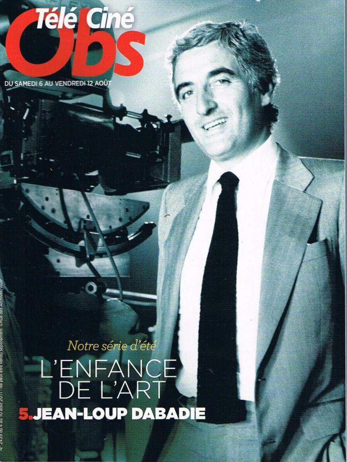 TELE CINE OBS magazine side cover Issue 2439 4 August 2011