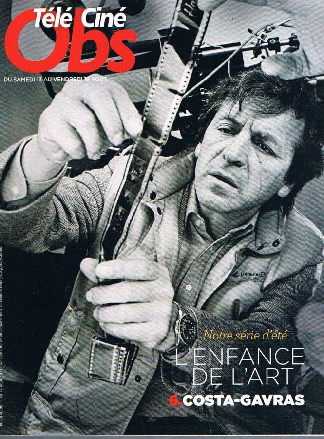 TELE CINE OBS magazine side cover Issue 2440 11 August 2011