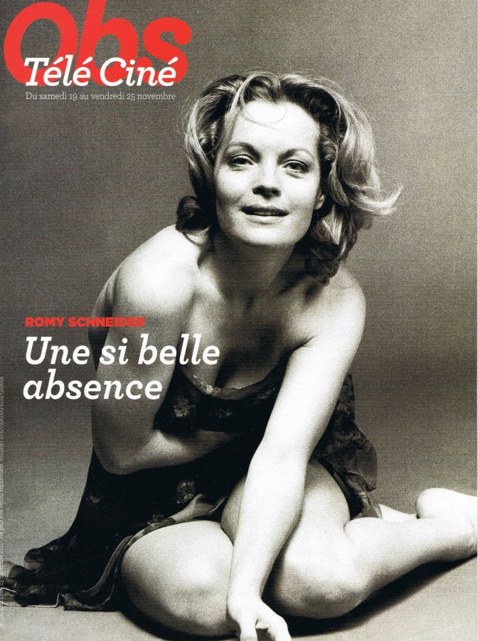 TELE CINE OBS magazine side cover Issue 2454 17 November 2011