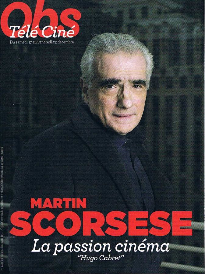 TELE CINE OBS magazine side cover Issue 2458 15 December 2011
