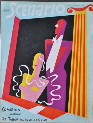 TEATRO SCENARIO magazine side cover Issue 5 May 1938