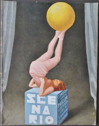 TEATRO SCENARIO magazine side cover Issue 1 January 1937