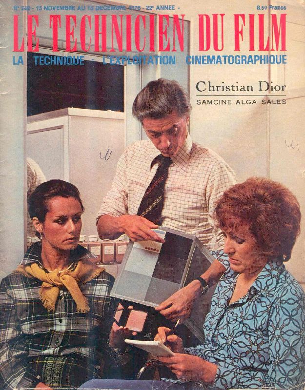 TECHNICIEN DU FILM magazine side cover Issue 242 15 November-15 December 1976