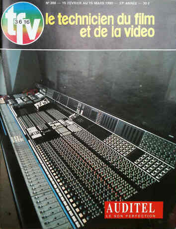 TECHNICIEN DU FILM magazine side cover Issue 388 February/March 1990