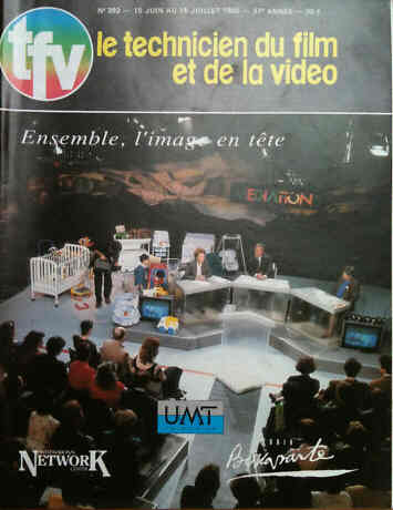 TECHNICIEN DU FILM magazine side cover Issue 392 June/July 1990
