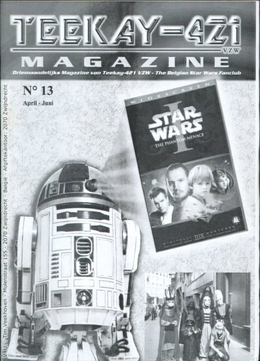TEEKAY-421 magazine side cover Issue 13 April/May/June 2000