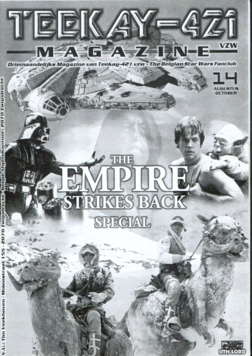 TEEKAY-421 magazine side cover Issue 14 August/September/October 2000