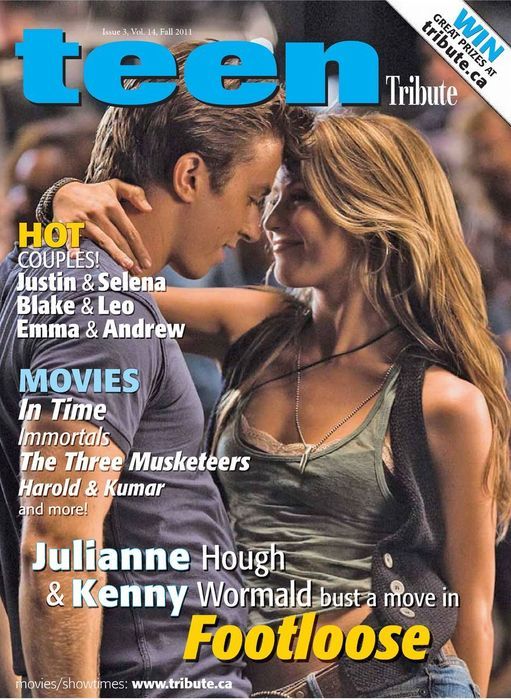TEEN TRIBUTE magazine side cover September/October/November 2011