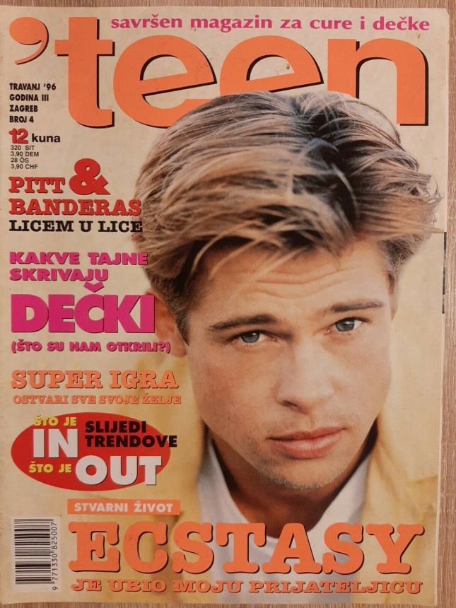 TEEN magazine side cover  April 1996