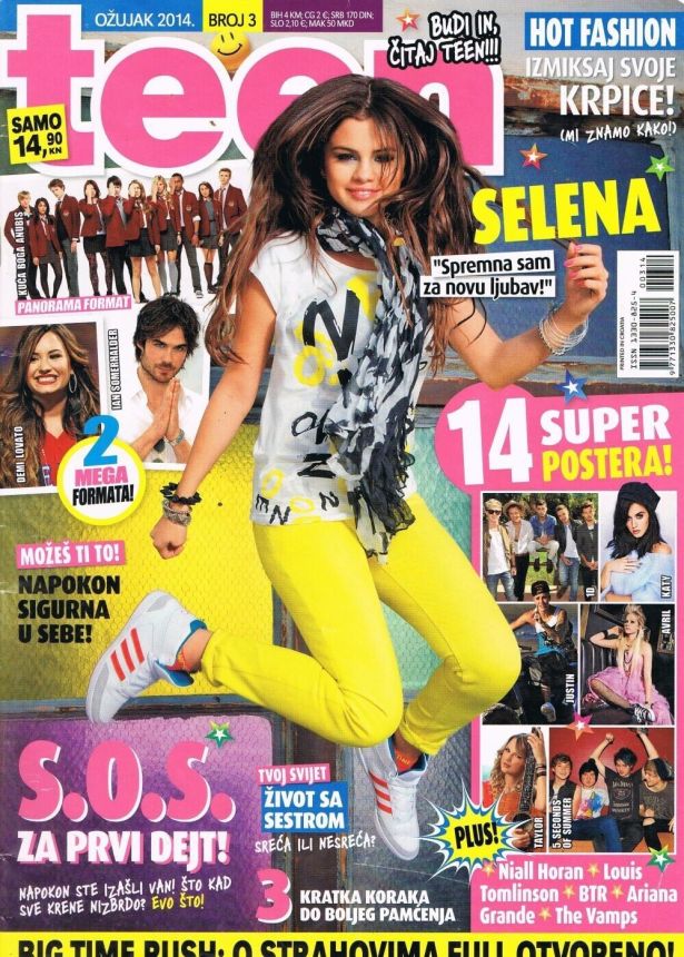 TEEN magazine side cover  March 2014