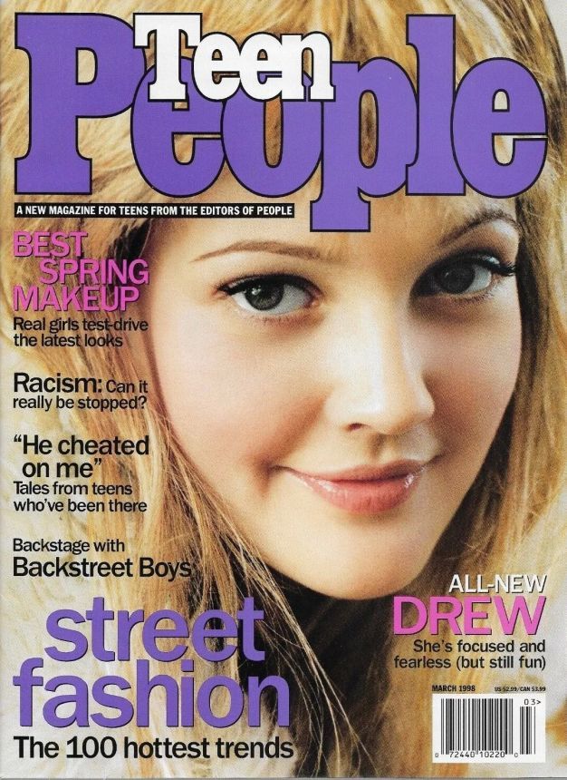 TEEN PEOPLE magazine side cover  March 1998