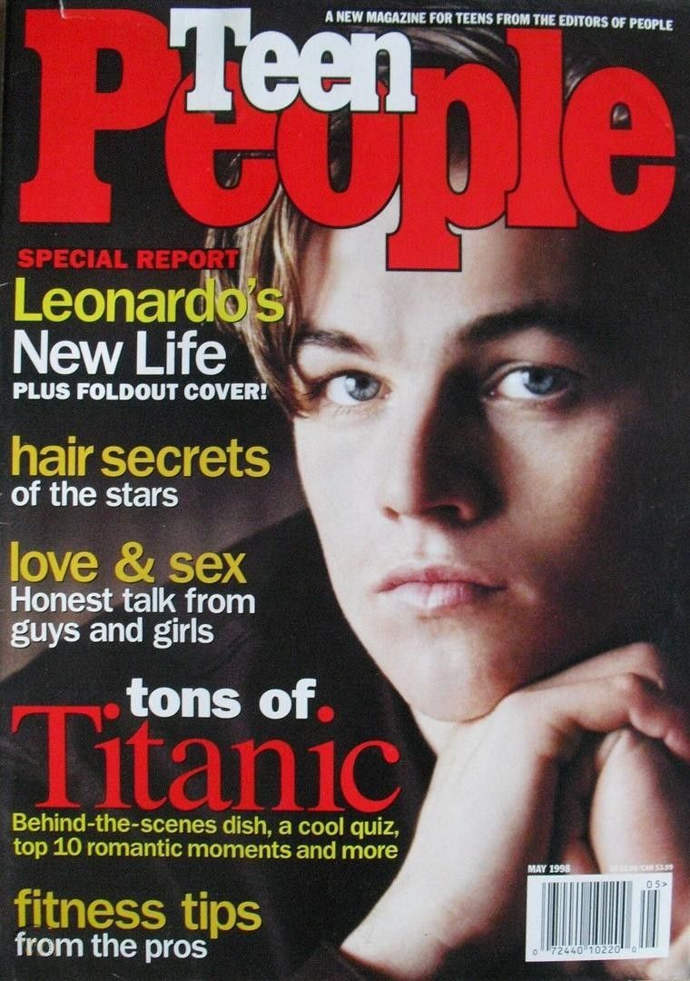 TEEN PEOPLE magazine side cover  May 1998