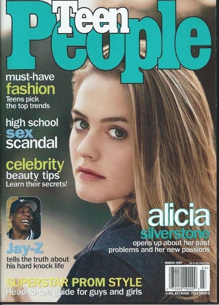 TEEN PEOPLE magazine side cover  March 1999