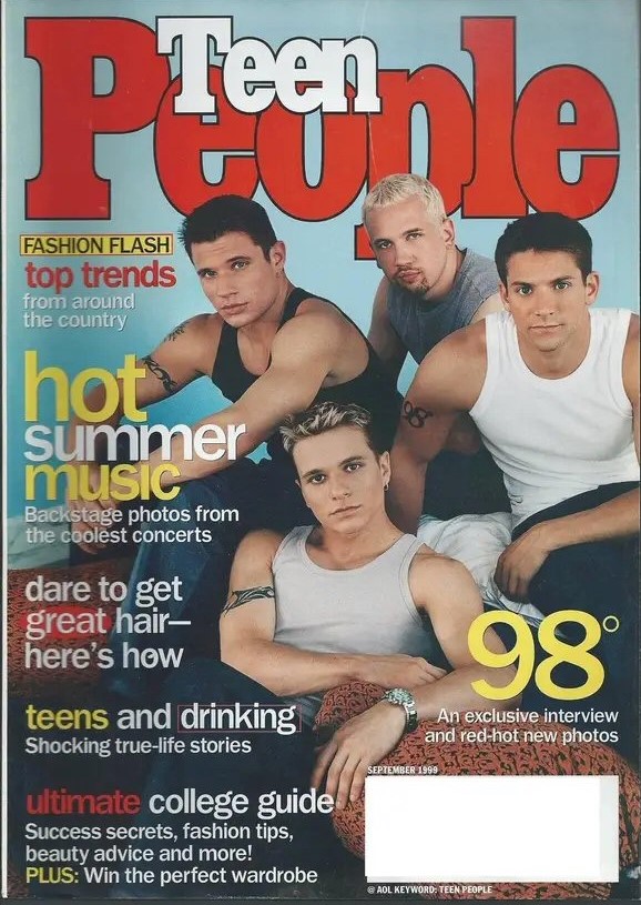 TEEN PEOPLE magazine side cover  September 1999