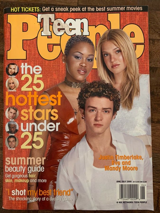 TEEN PEOPLE magazine side cover  June/July 2000