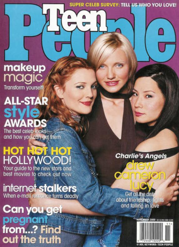 TEEN PEOPLE magazine side cover  November 2000