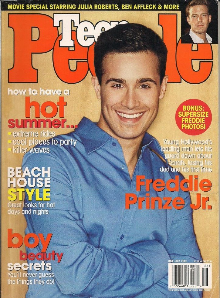 TEEN PEOPLE magazine side cover  June/July 2001