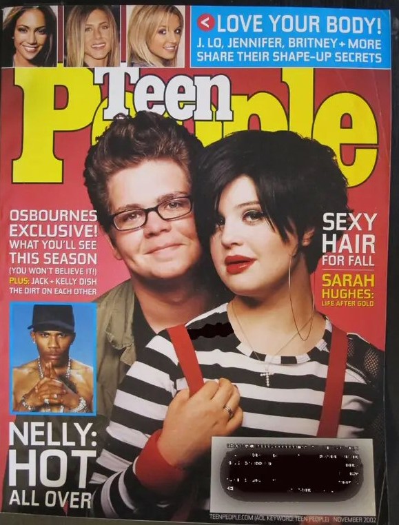 TEEN PEOPLE magazine side cover  November 2002