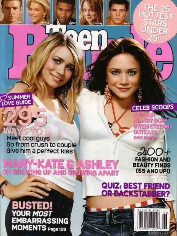 TEEN PEOPLE magazine side cover  June/July 2004