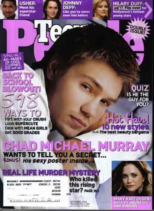 TEEN PEOPLE magazine side cover  September 2004