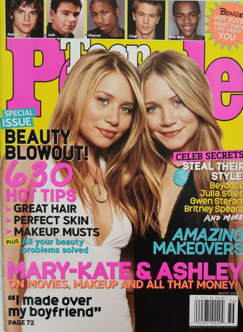 TEEN PEOPLE magazine side cover  Special Winter 2004