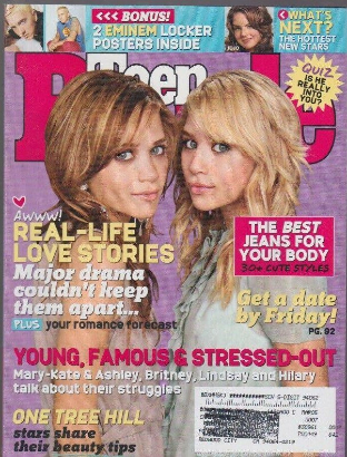 TEEN PEOPLE magazine side cover  February 2005