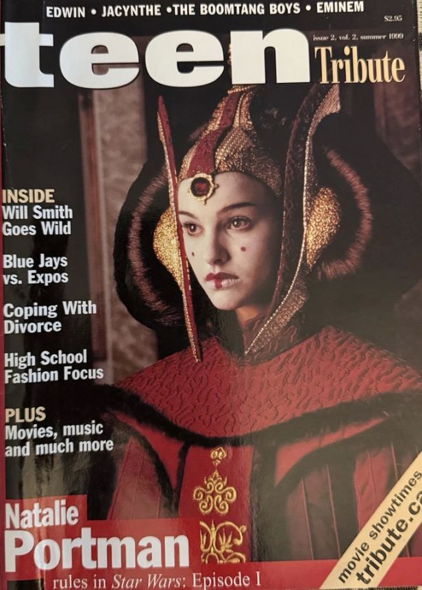 TEEN TRIBUTE magazine side cover Summer 1999
