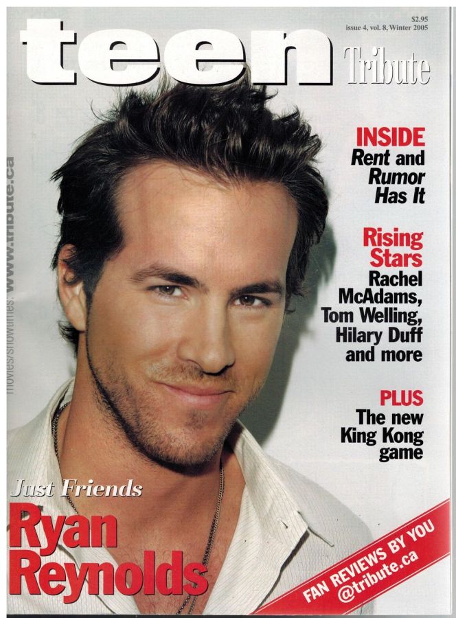 TEEN TRIBUTE magazine side cover Issue 32  Vol 8 No 4 Winter 2005