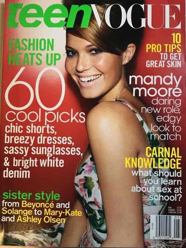 TEEN VOGUE magazine side cover  May 2004