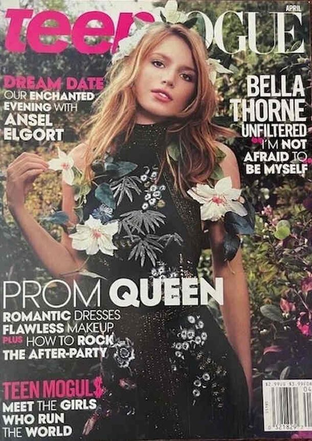 TEEN VOGUE magazine side cover  April 2015