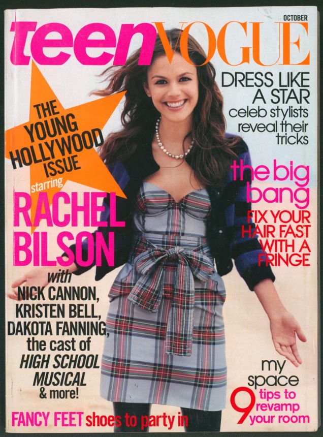 TEEN VOGUE magazine side cover  October 2006