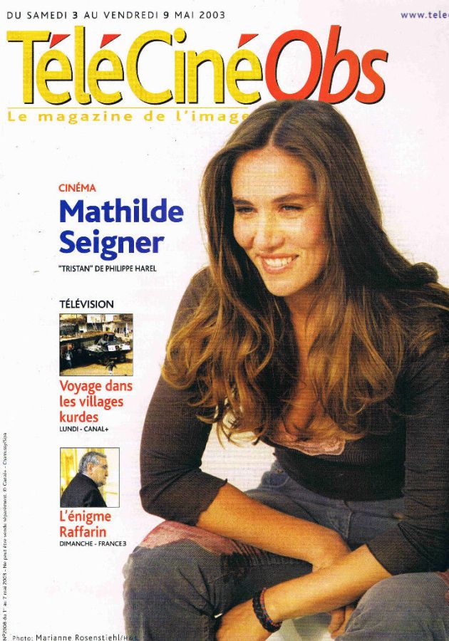 TELE CINE OBS magazine side cover Issue 2008 3 May 2003