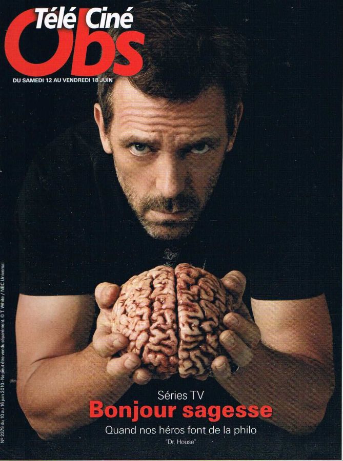 TELE CINE OBS magazine side cover Issue 2379 10 June 2010