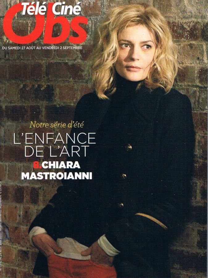 TELE CINE OBS magazine side cover Issue 2442 25 August 2011