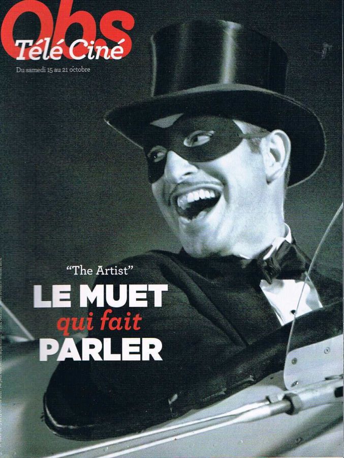 TELE CINE OBS magazine side cover Issue 2449 15 October 2011