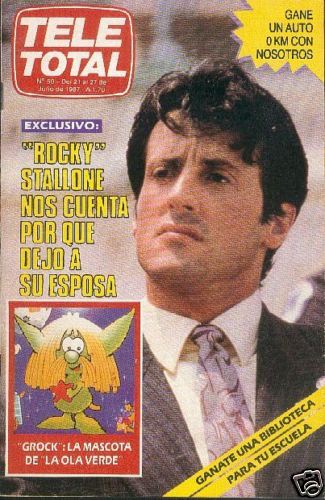 TELE TOTAL magazine side cover 21 July 1987