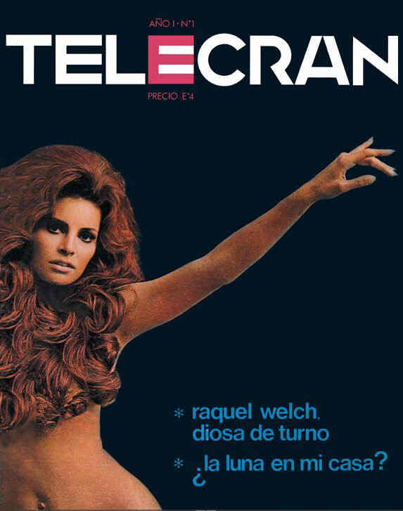 TELECRAN magazine side cover Issue 1  1969