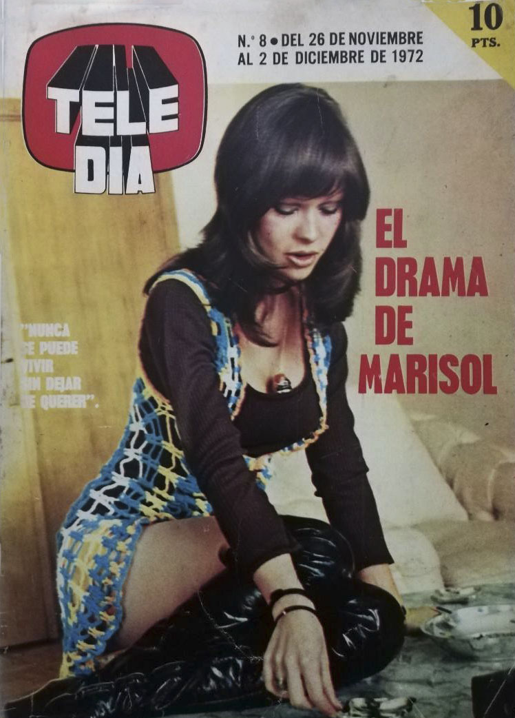 TELE DIA magazine side cover Issue 8 26 November 1972