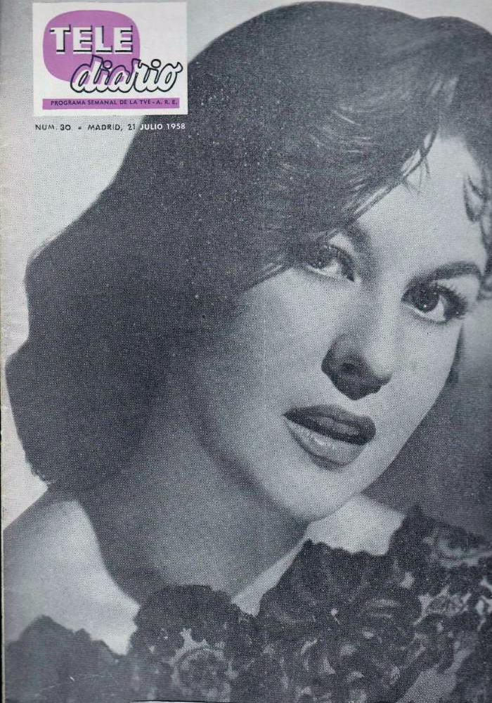TELE RADIO magazine side cover Issue 30 21 July 1958