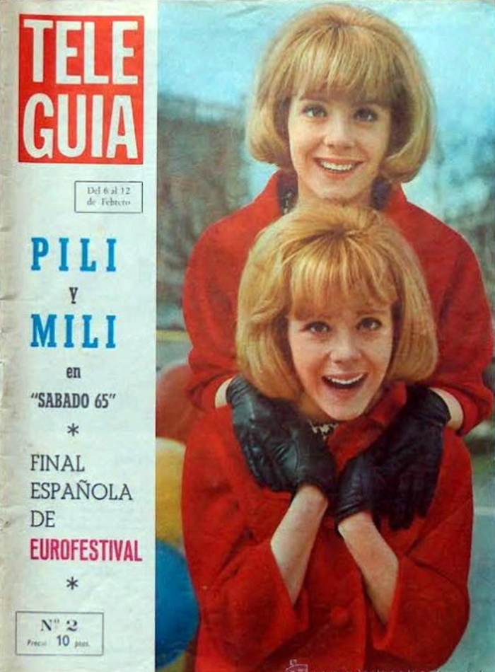 TELE GUIA magazine side cover Issue 2 6 February 1965