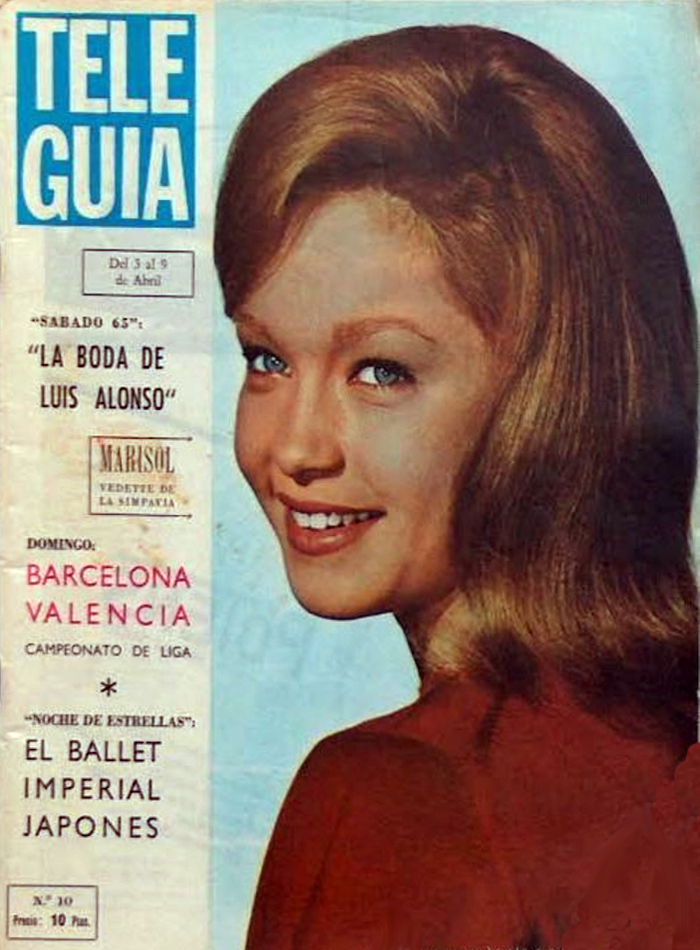 TELE GUIA magazine side cover Issue 10 3 April 1965