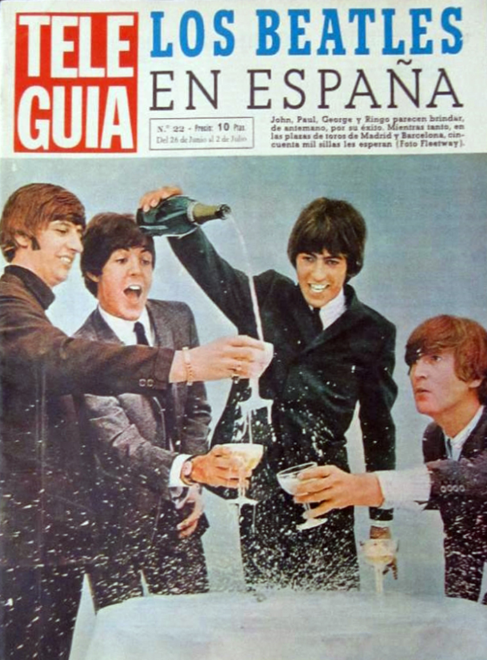 TELE GUIA magazine side cover Issue 22 26 June 1965