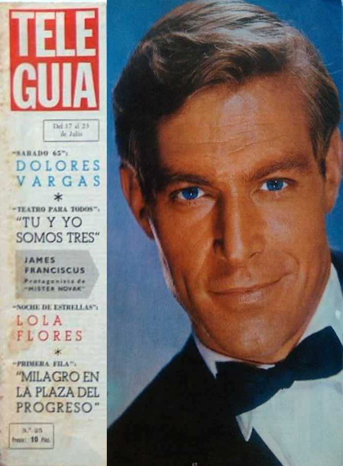 TELE GUIA magazine side cover Issue 25 17 July 1965
