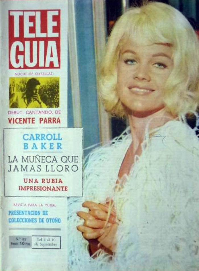 TELE GUIA magazine side cover Issue 32 4 September 1965